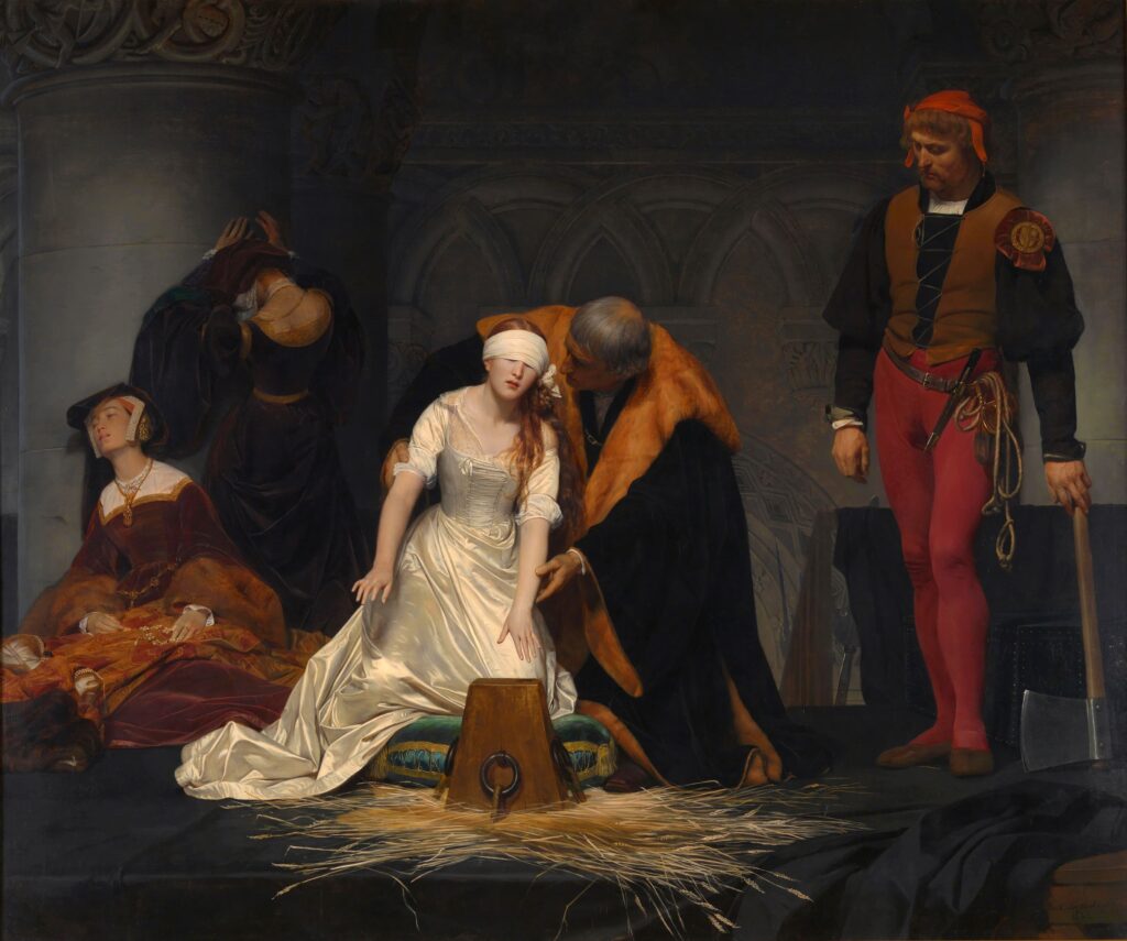 PAUL DELAROCHE Ejecucion de Lady Jane Grey