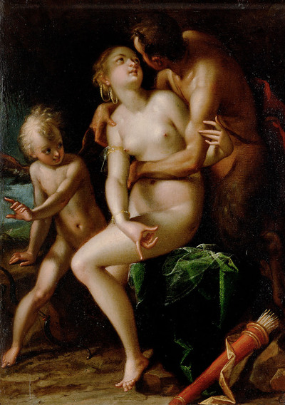 Bacchus Venus y Cupido de Primaticcio 1