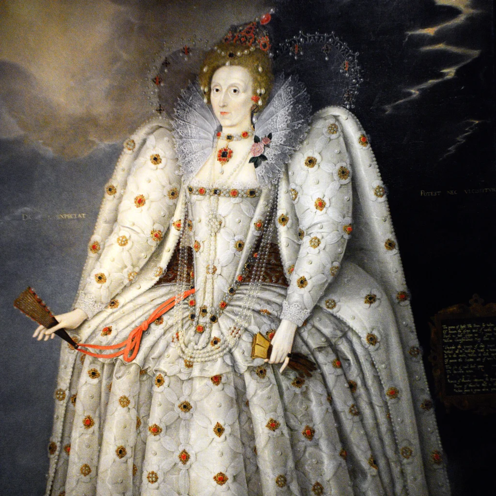 Dama en Vestido de Volantes tambien conocida como Retrato de la Reina Isabel I c. 1592