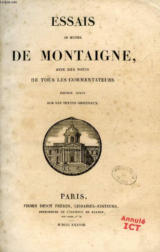 Essais de Michel de Montaigne