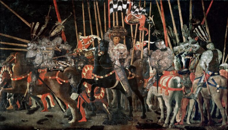 La Batalla de San Romano de Paolo Uccello