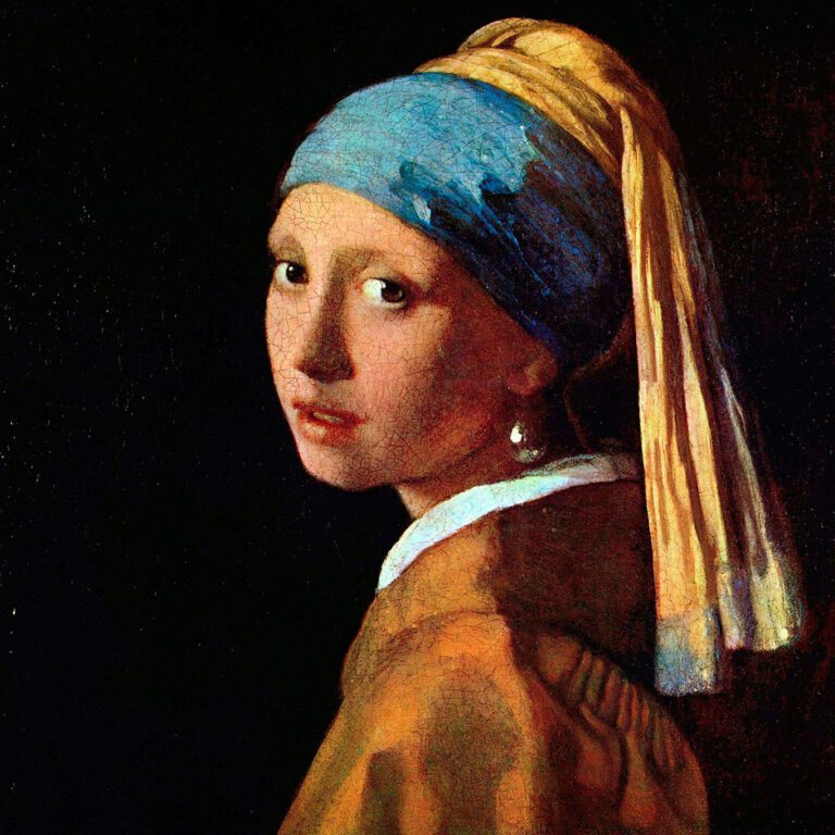 La joven de la perla de Johannes Vermeer