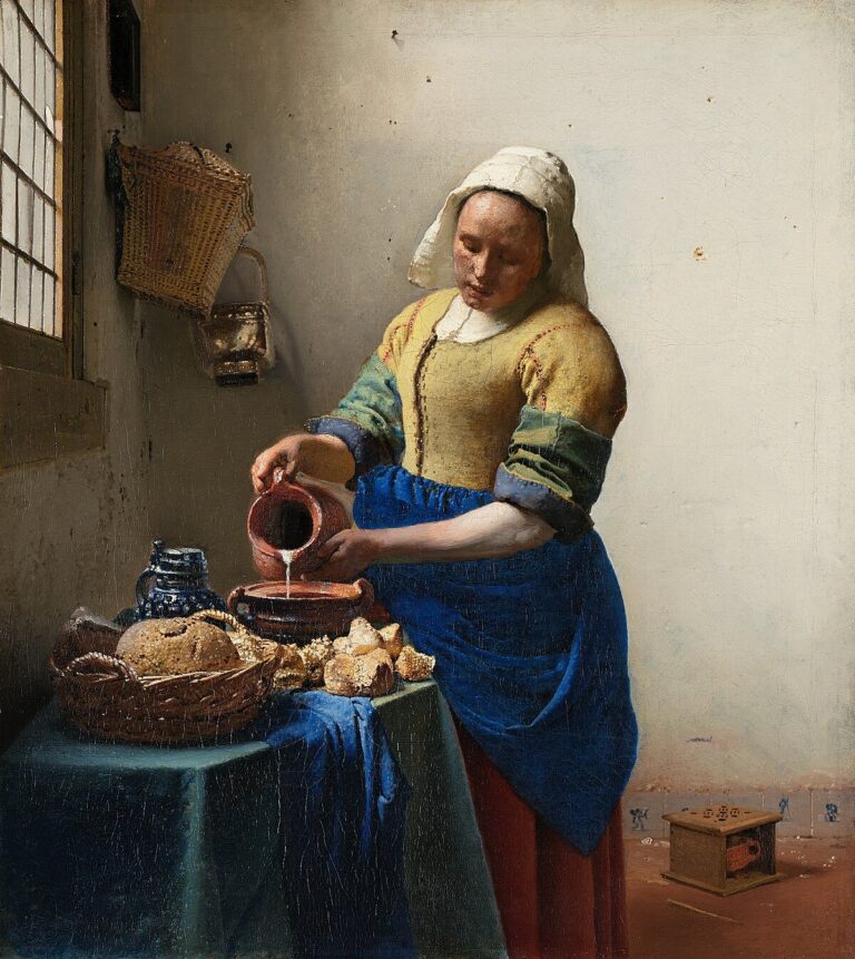 La lechera de Johannes Vermeer