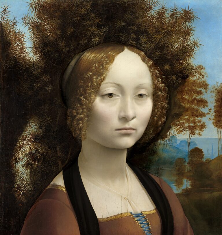 Retrato de Ginebra de Benci de Leonardo da Vinci