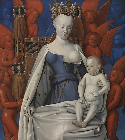 Virgen de los Melones de Jean Fouquet 1