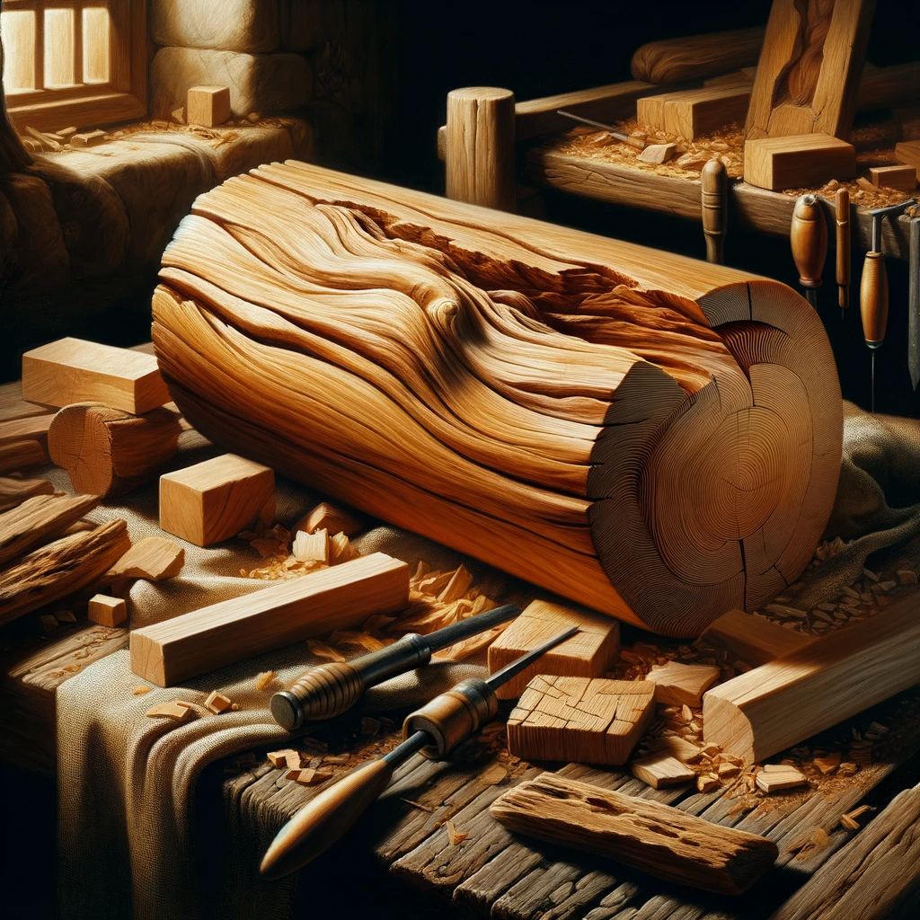 la madera un material utilizado en la escultura del Renacimiento