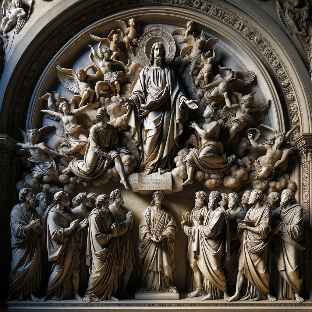 las tematicas religiosas en la escultura del Renacimiento italiano