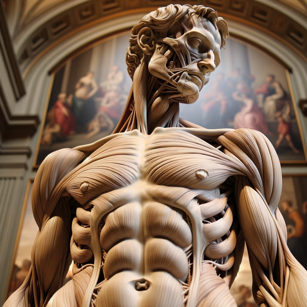 precision anatomica y realismo de la escultura del renacimiento italiano