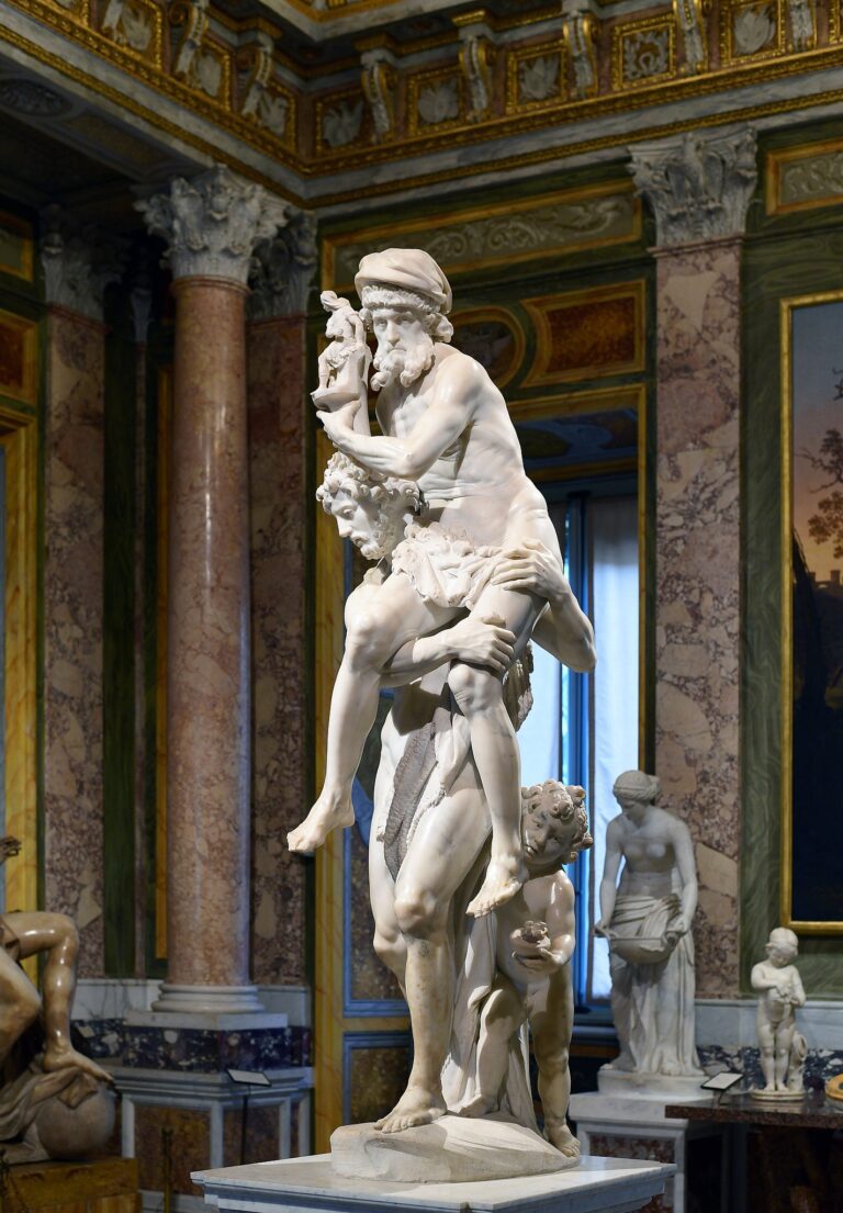 Eneas Anquises y Ascanio de Gian Lorenzo Bernini