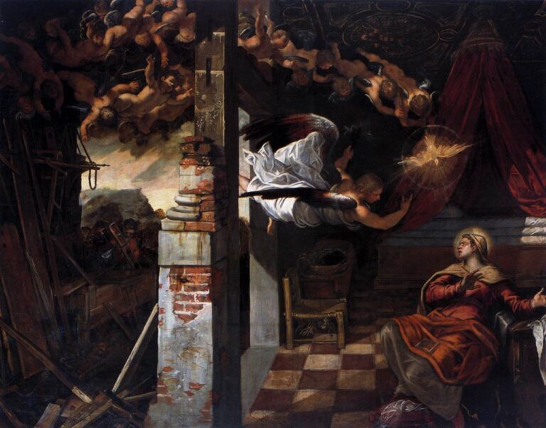 La Anunciacion de Tintoretto