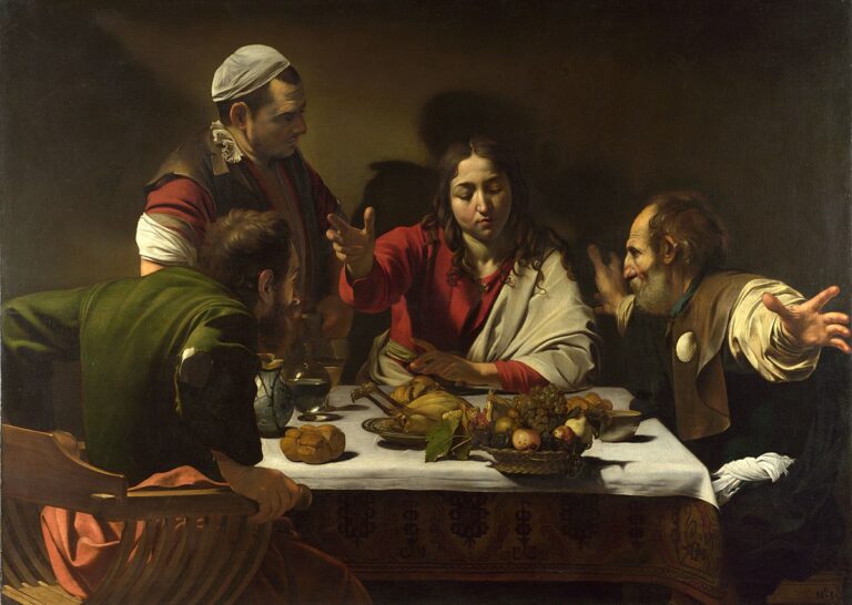 La Cena en Emaus c. 1606 Caravaggio